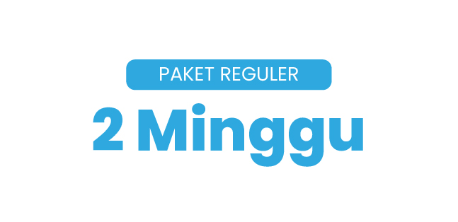Paket Reguler 2 Minggu